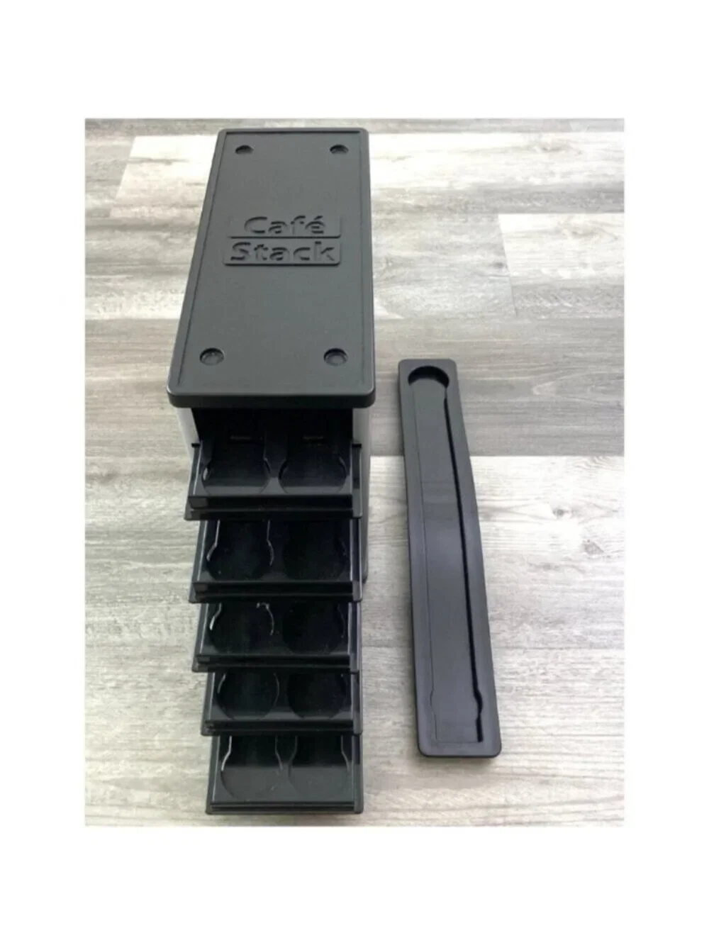 NESPRESSO Pods Holder Storage Cafe Stack 40 Pods & Swissmar 10 Pods Magnetic